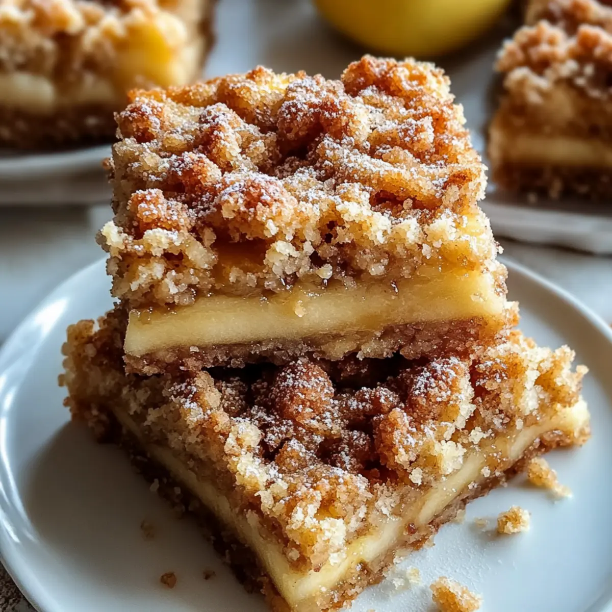 Apple Crumb Bars