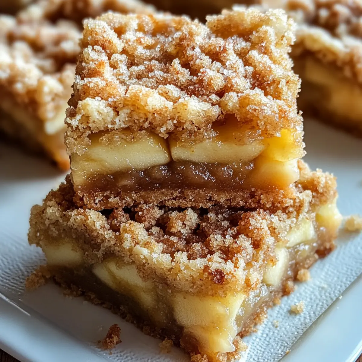 Apple Crumb Bars