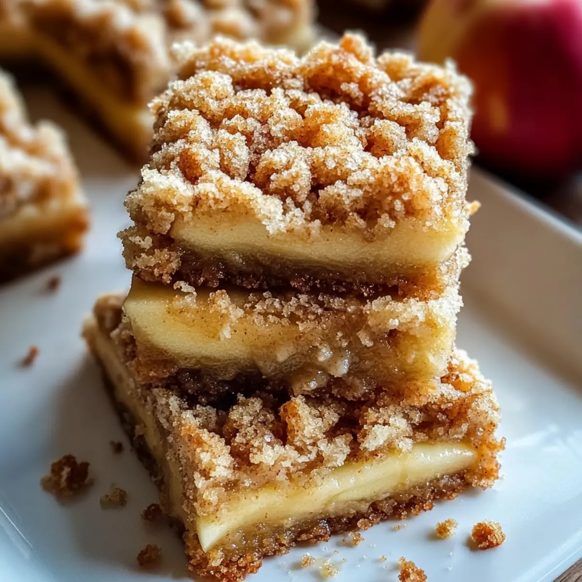 Apple Crumb Bars