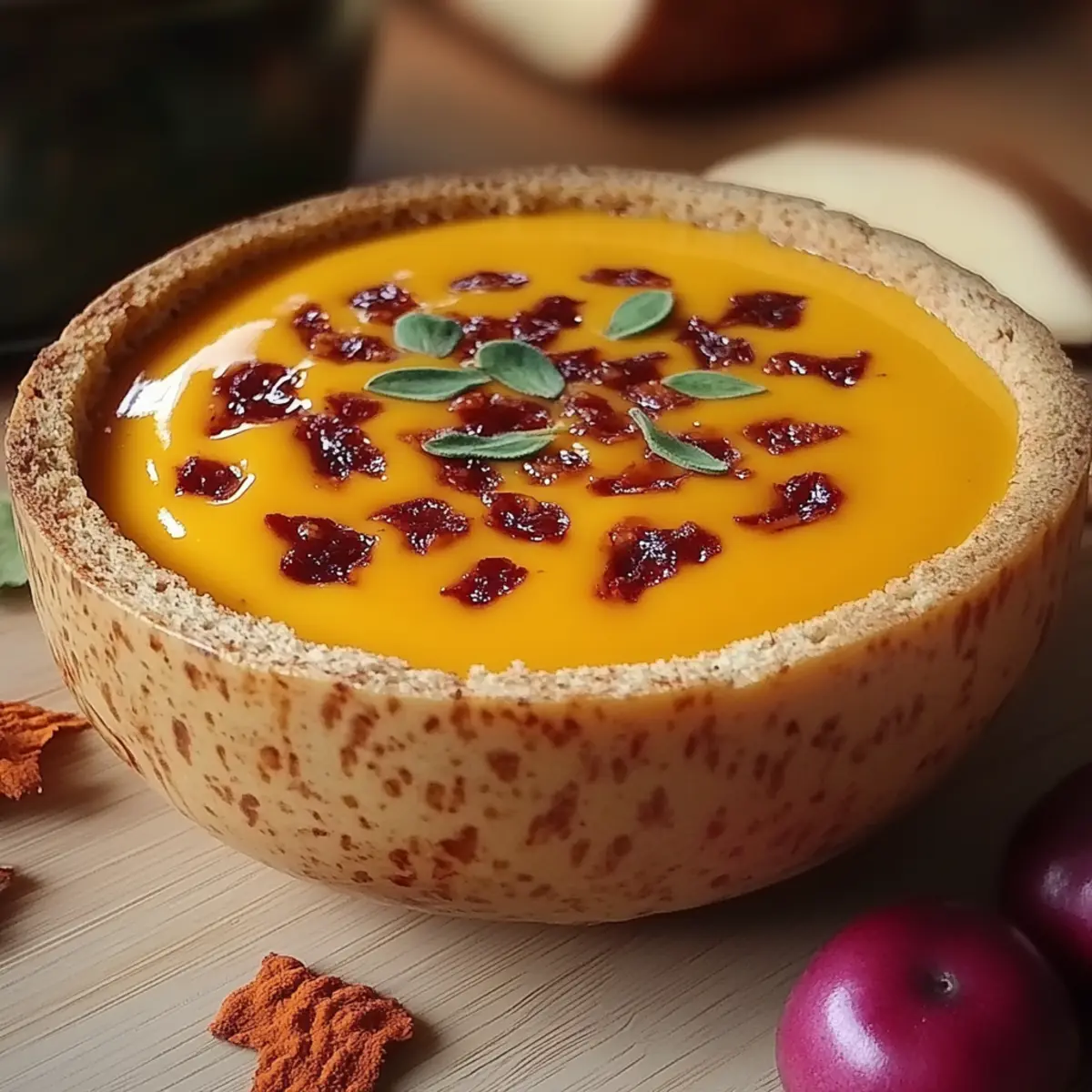 Autumn-Spiced Roasted Pumpkin Soup