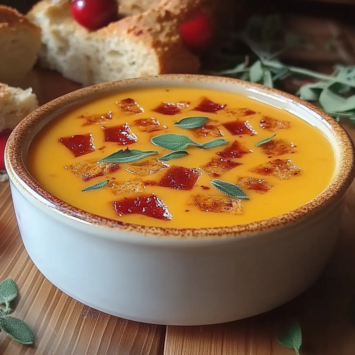 Autumn-Spiced Roasted Pumpkin Soup
