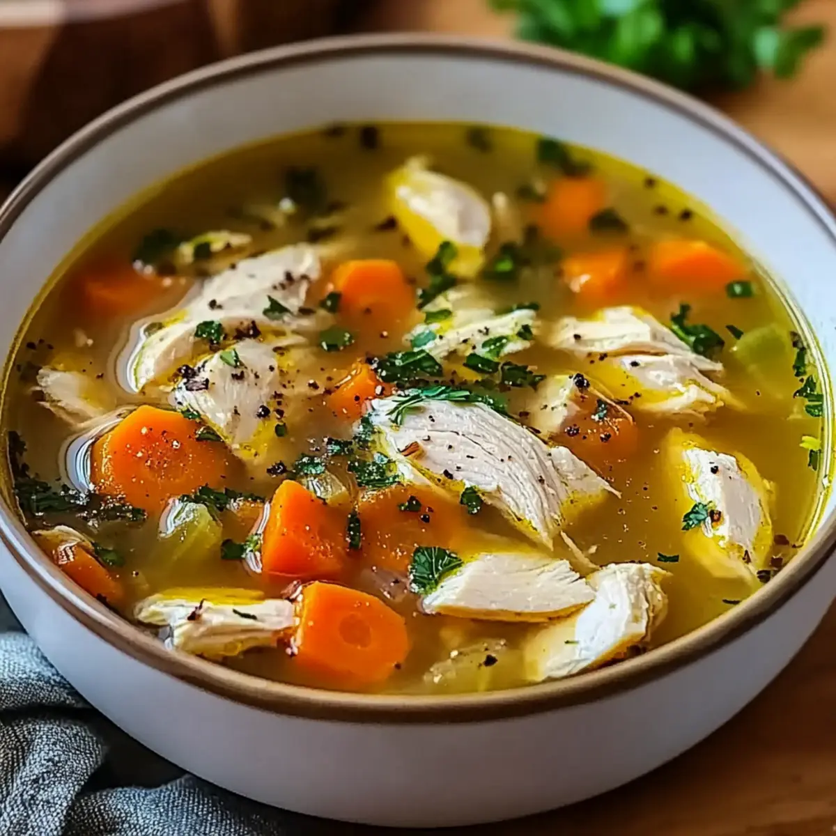 Bone Broth Chicken Soup