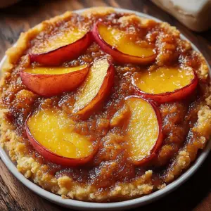 Brown Sugar Peach Cobbler