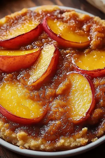 Brown Sugar Peach Cobbler