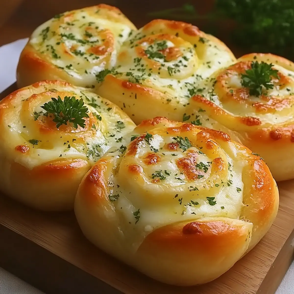 Buttery Cheese Garlic Rolls