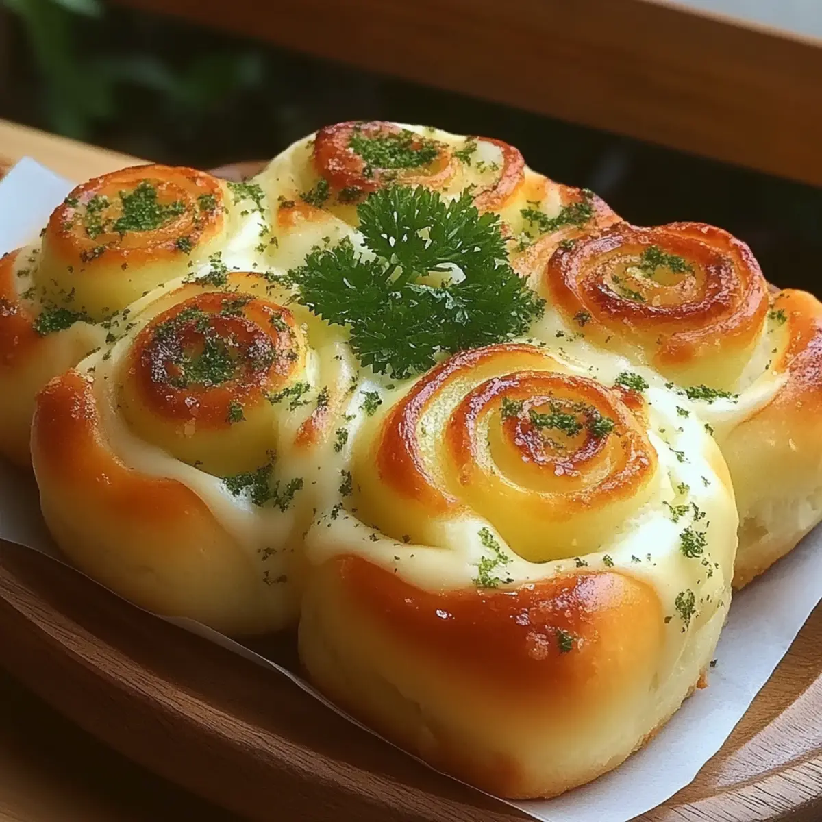 Buttery Cheese Garlic Rolls