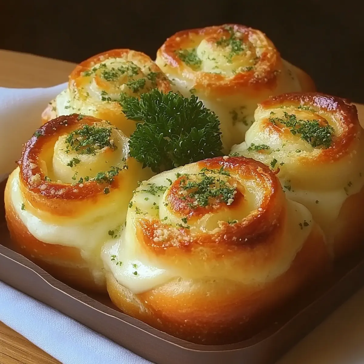 Buttery Cheese Garlic Rolls