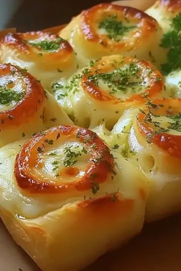Buttery Cheese Garlic Rolls