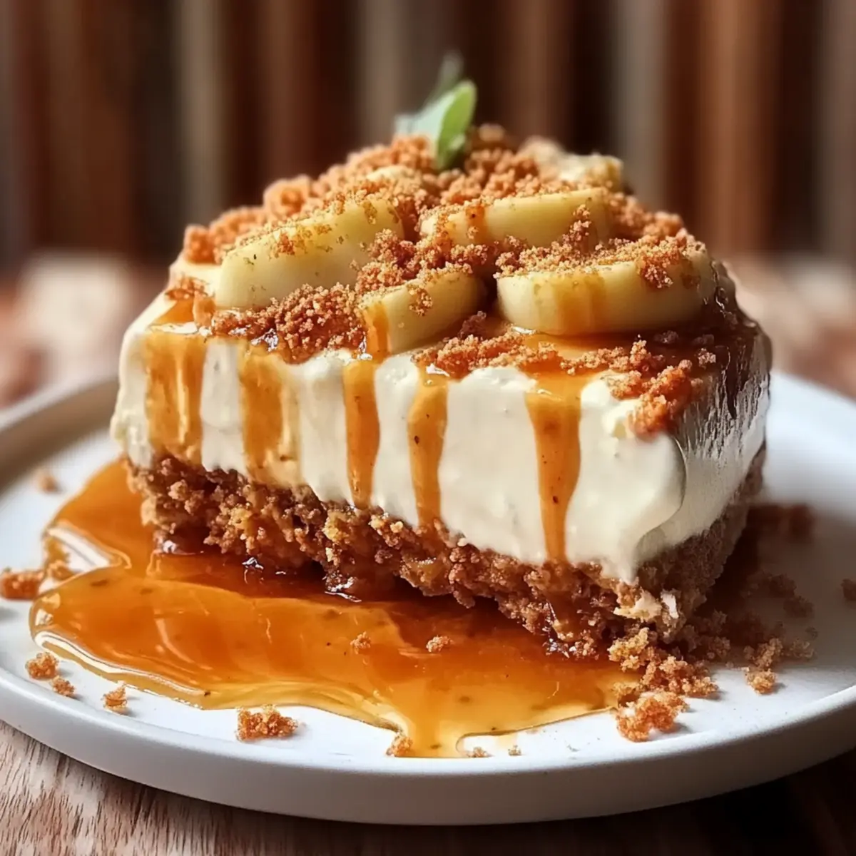 Caramel Apple Cheesecake Bars