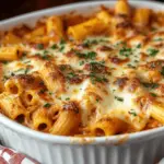Cheesy Baked Rigatoni Pasta