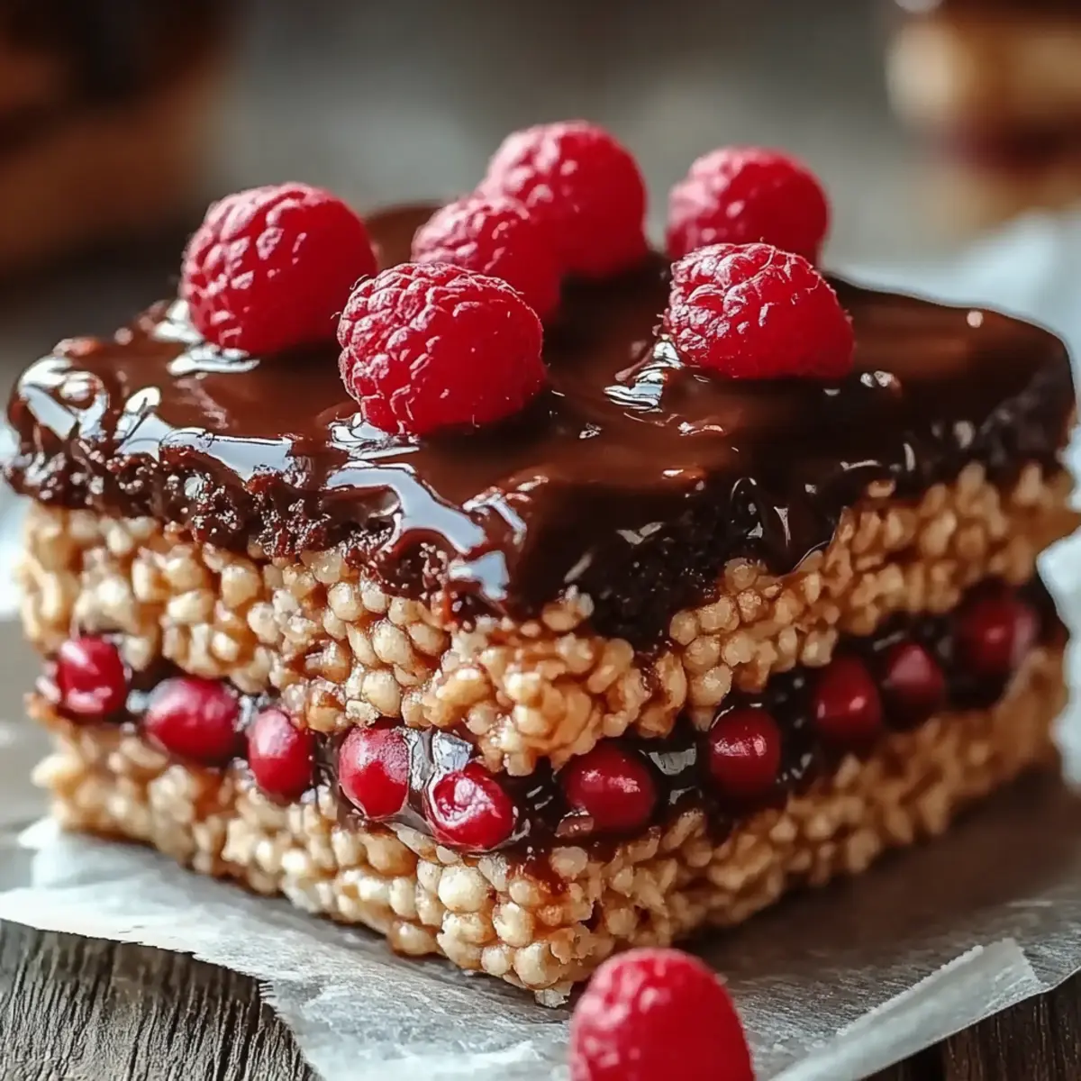 Chocolate Covered Cherry Rice Krispies
