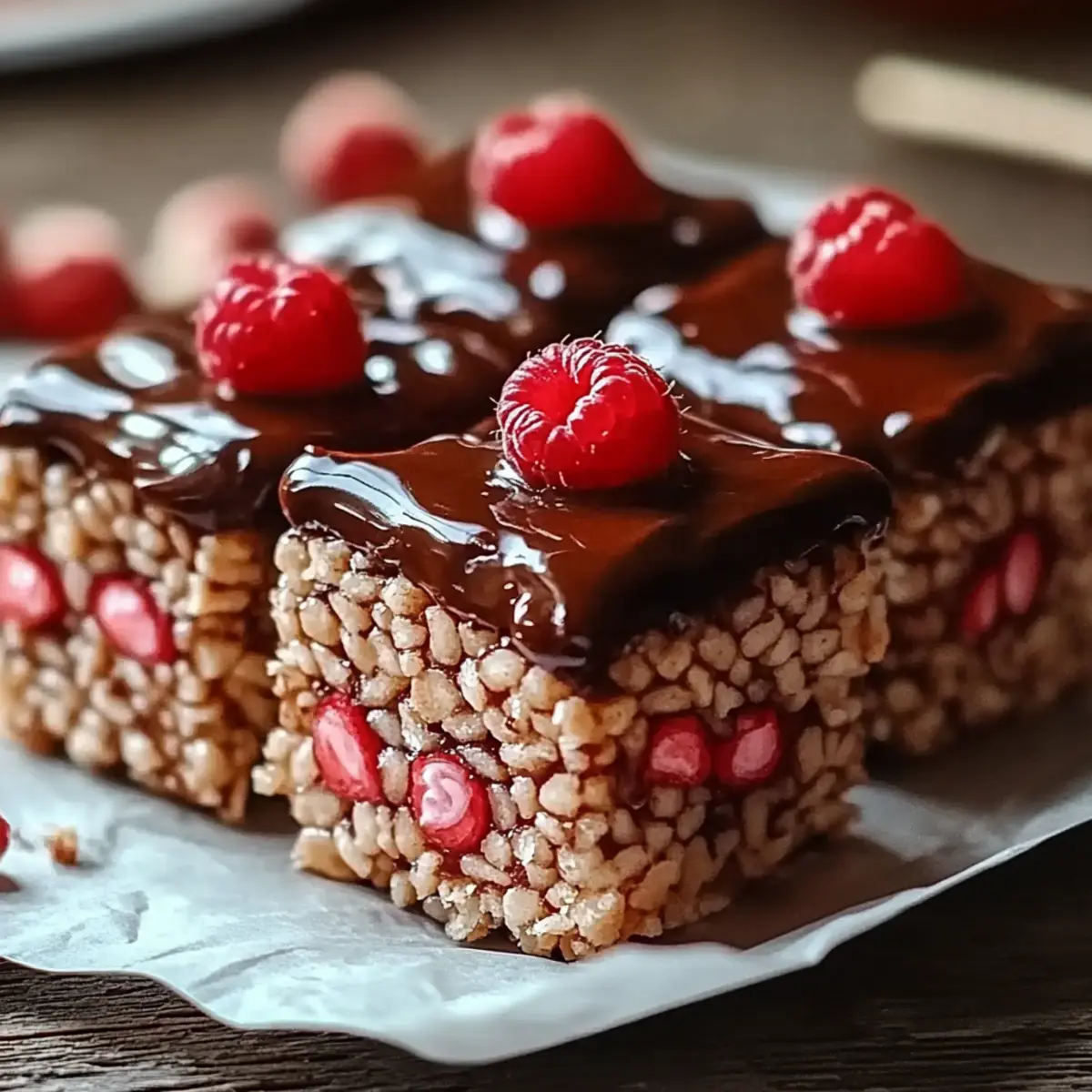 Chocolate Covered Cherry Rice Krispies