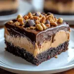 Chocolate Peanut Butter Poke Cake
