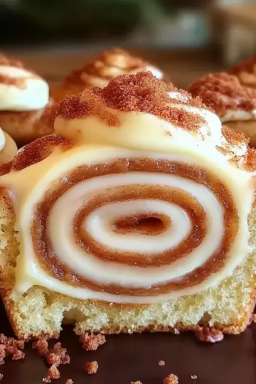 Cinnamon Roll Cupcakes With Swirl Frosting