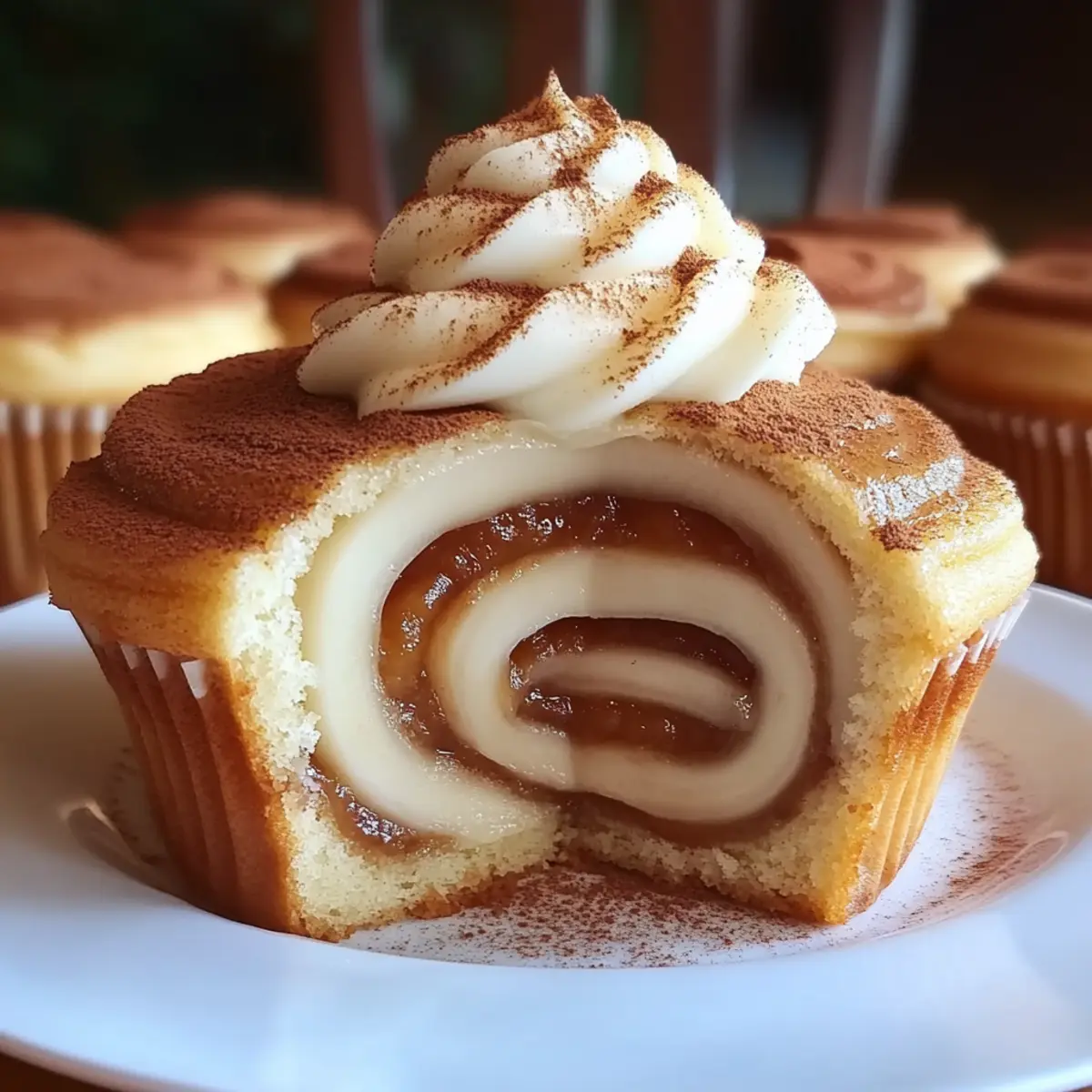 Cinnamon Roll Cupcakes