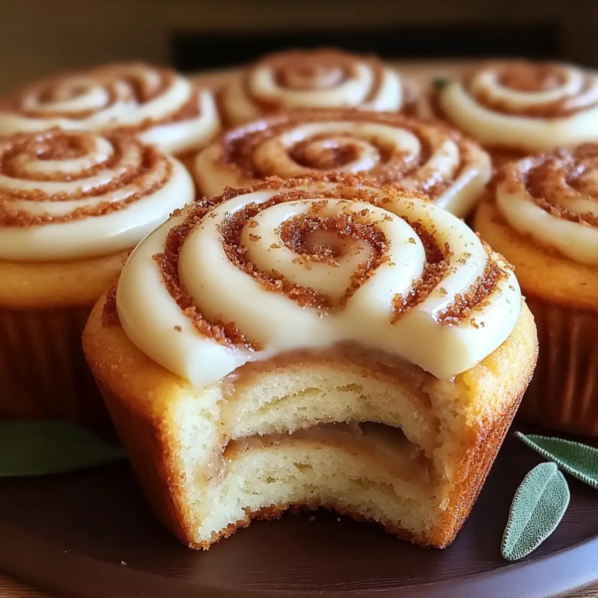 Cinnamon Roll Cupcakes
