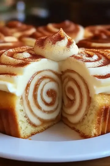 Cinnamon Roll Cupcakes