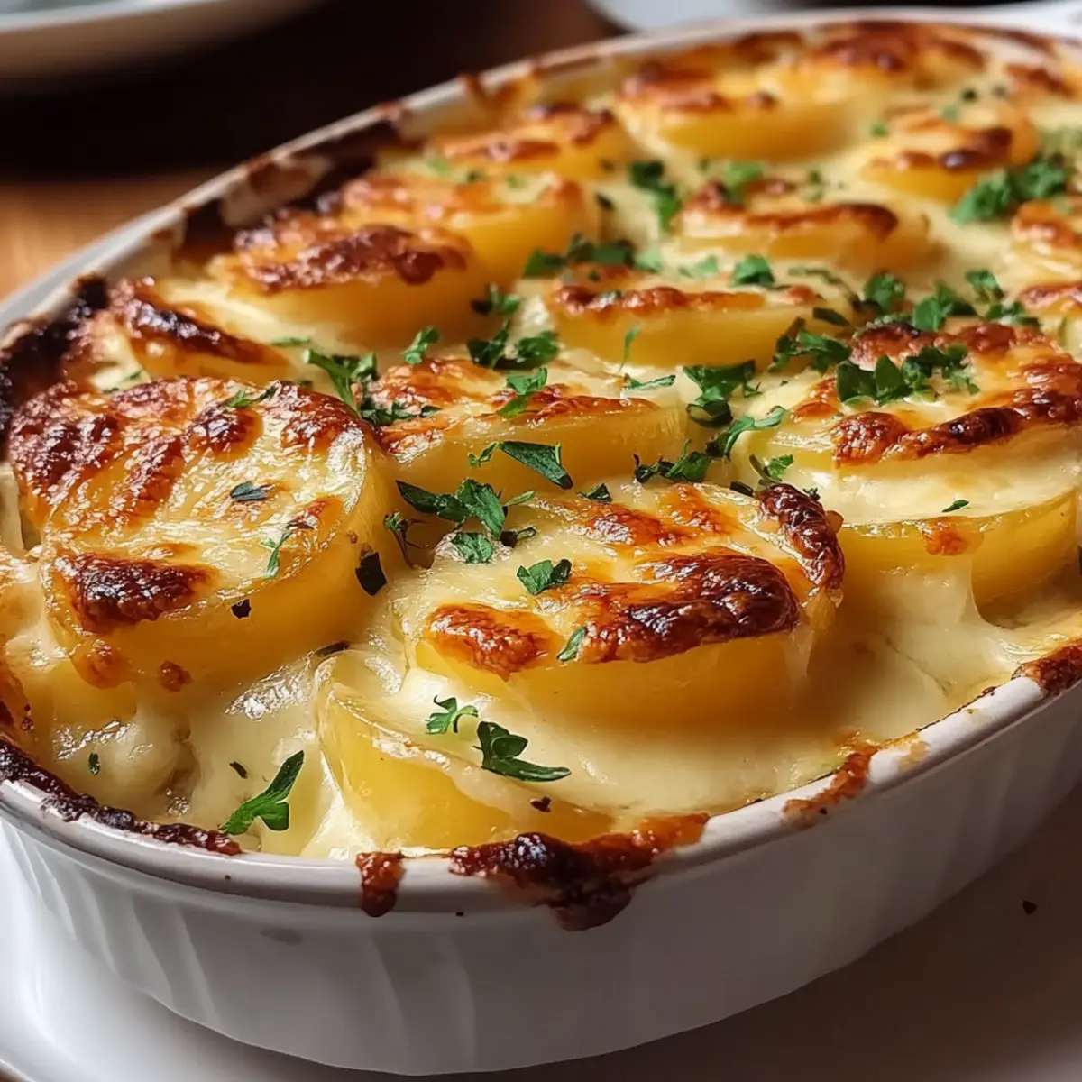Creamy Cheesy Au Gratin Potatoes