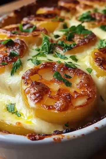 Creamy Cheesy Au Gratin Potatoes