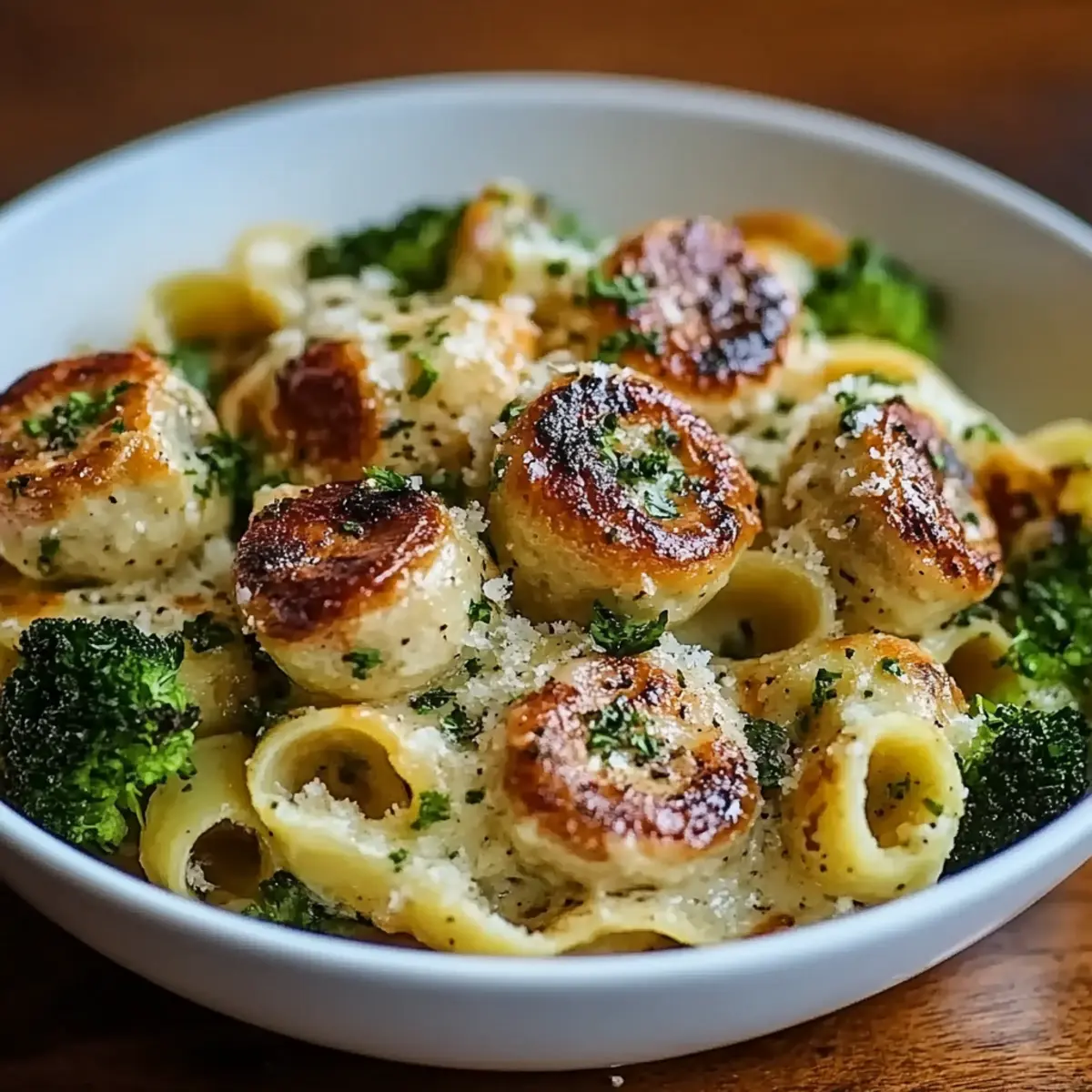 Creamy Garlic Parmesan Tortellini