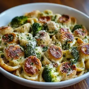 Creamy Garlic Parmesan Tortellini