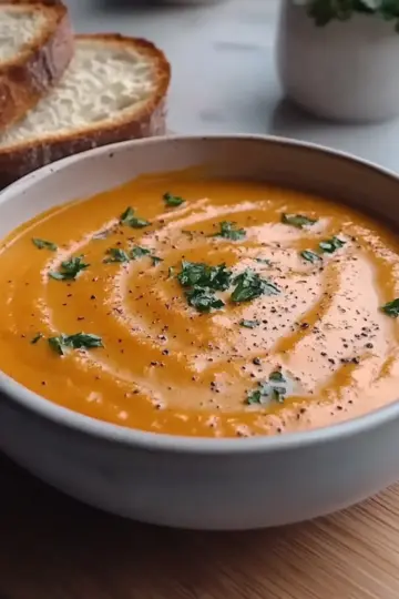 Creamy Roasted Veggie Soup