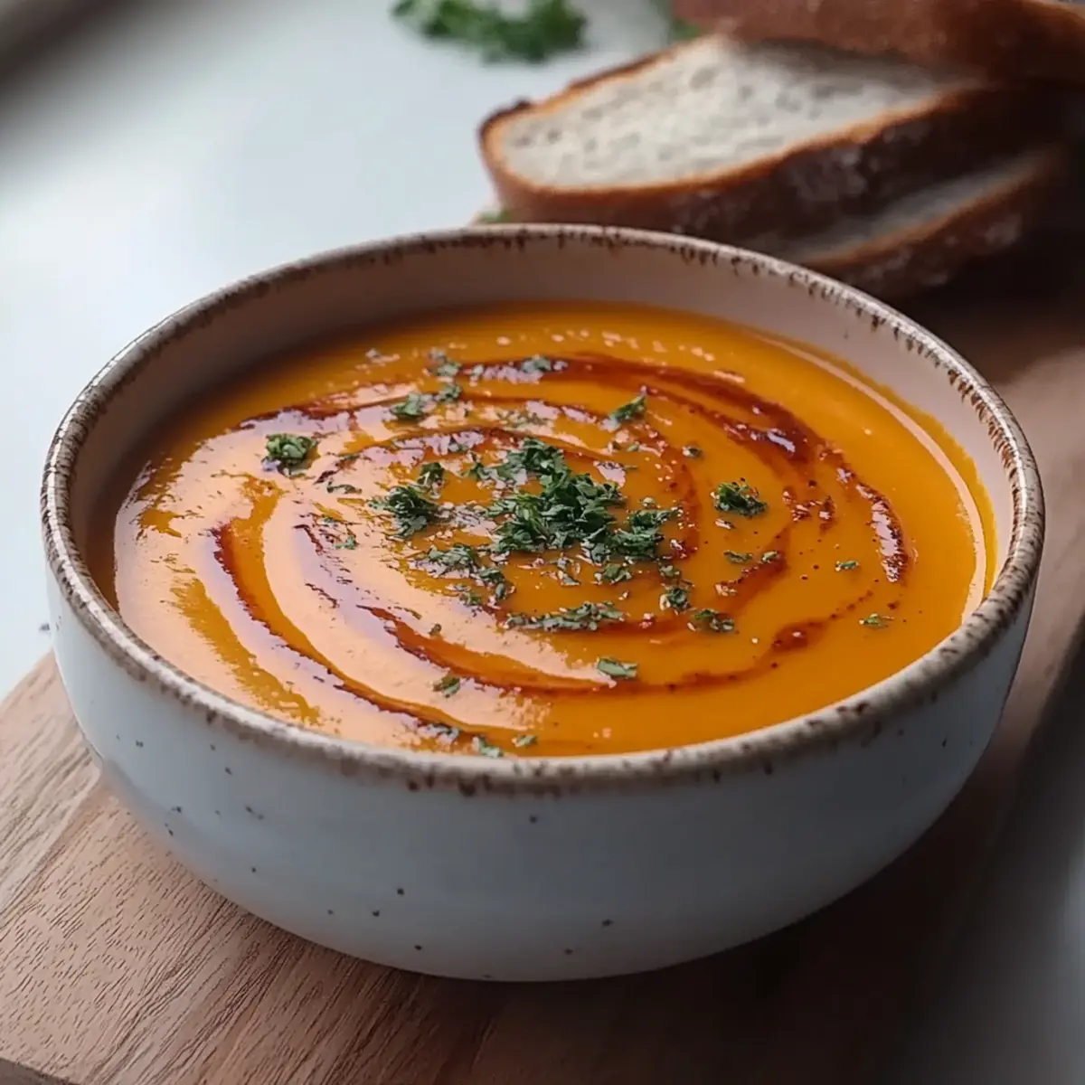 Creamy Roasted Veggie Soup