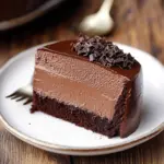 Dark Chocolate Mousse Cake