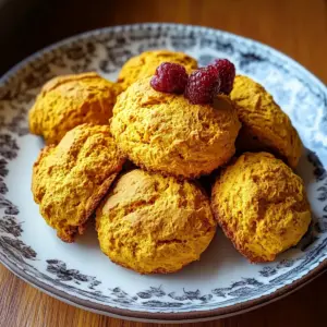 Fluffy Spiced Pumpkin Biscuits