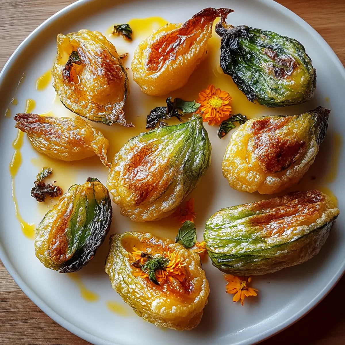 Healthy Pumpkin Blossoms