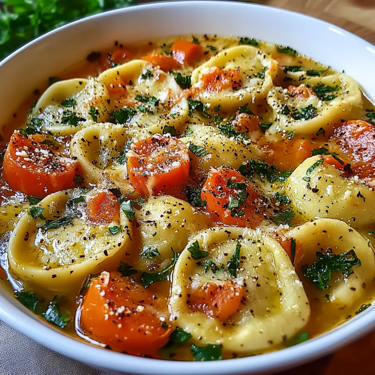 Healthy Tortellini Soup