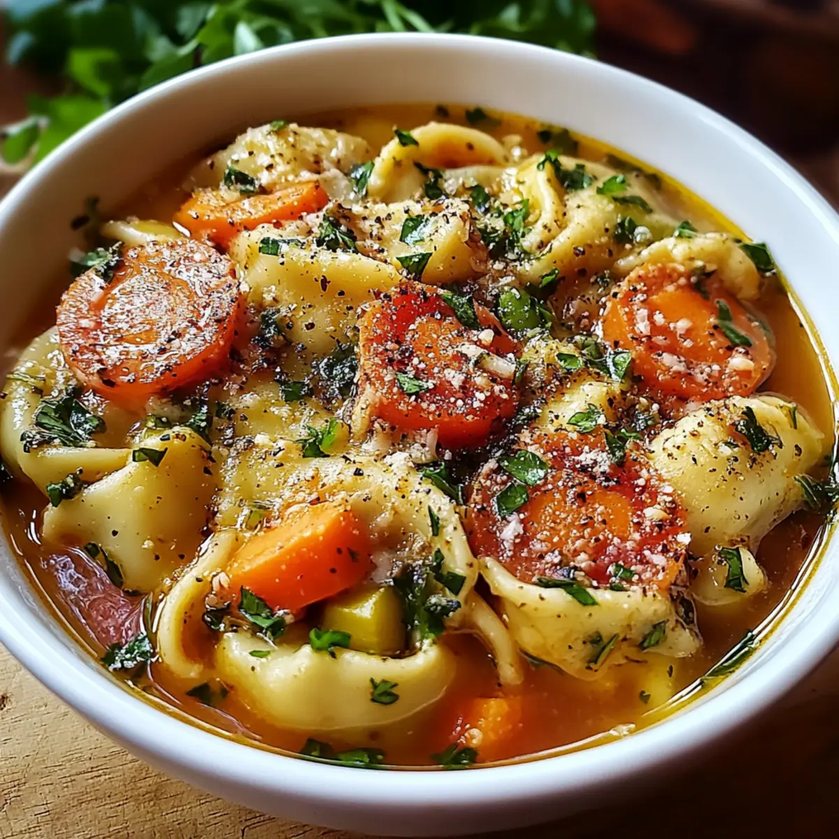 Healthy Tortellini Soup