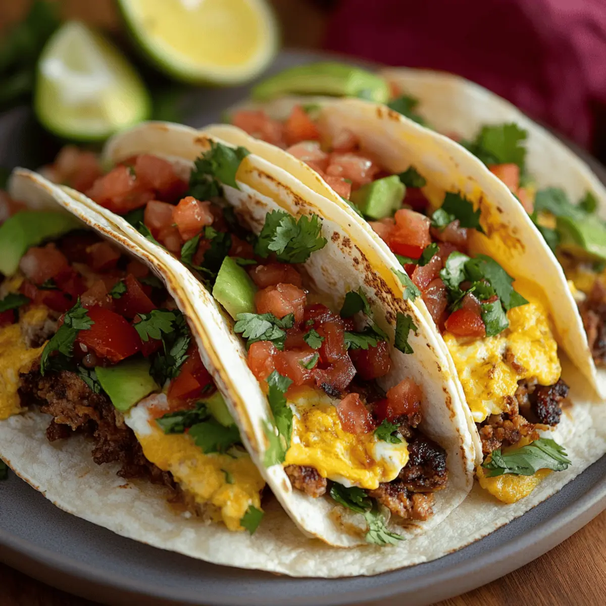 Hearty Mexican‑Style Breakfast Tacos