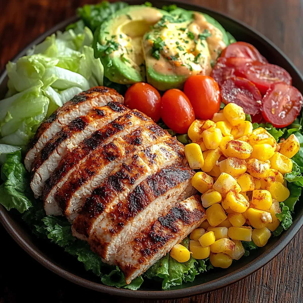 High Protein Southwest Chicken Salad