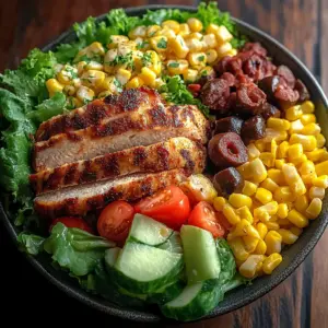 High Protein Southwest Chicken Salad