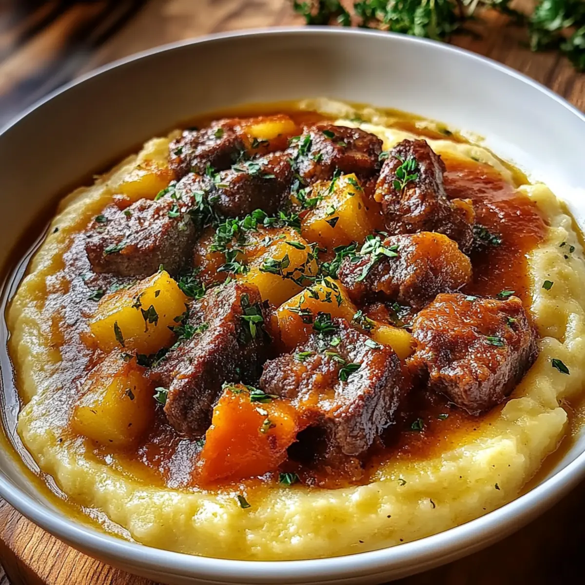Irish Stew With Mashed Potatoes