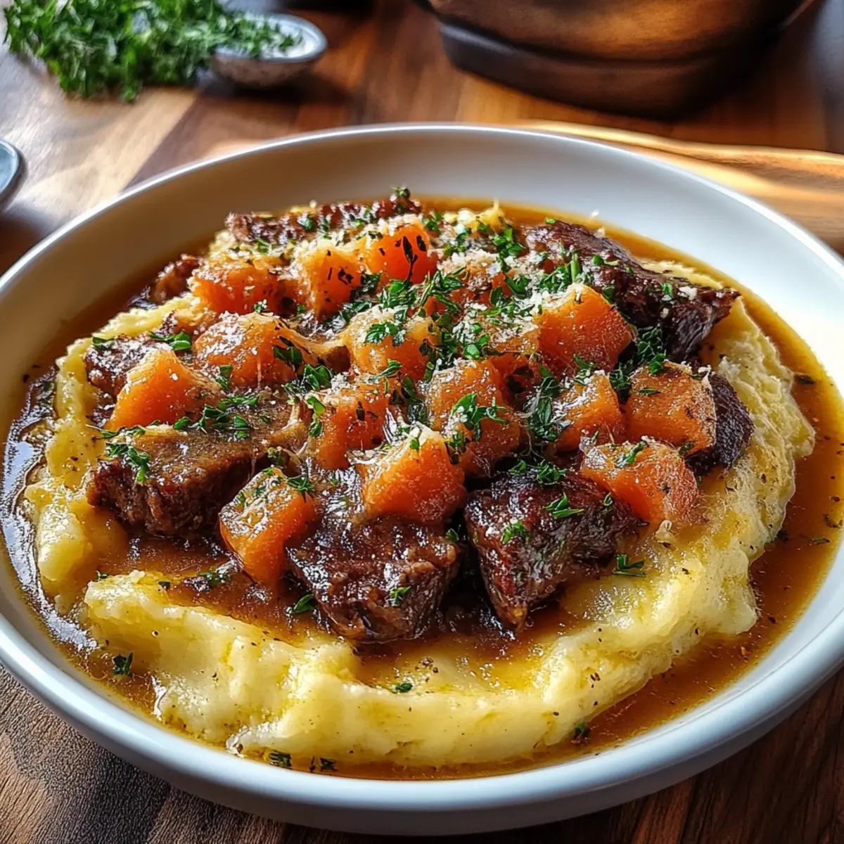 Irish Stew With Mashed Potatoes