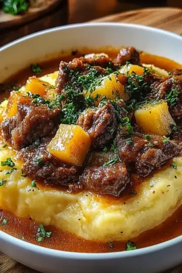 Irish Stew With Mashed Potatoes
