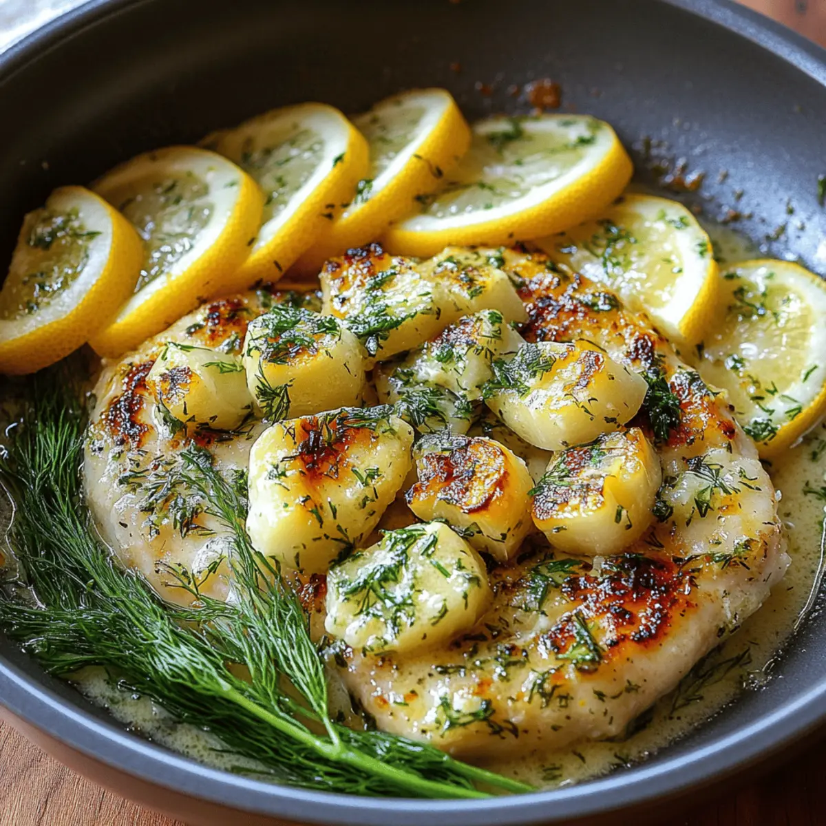 Lemon and Dill Butter Garlic