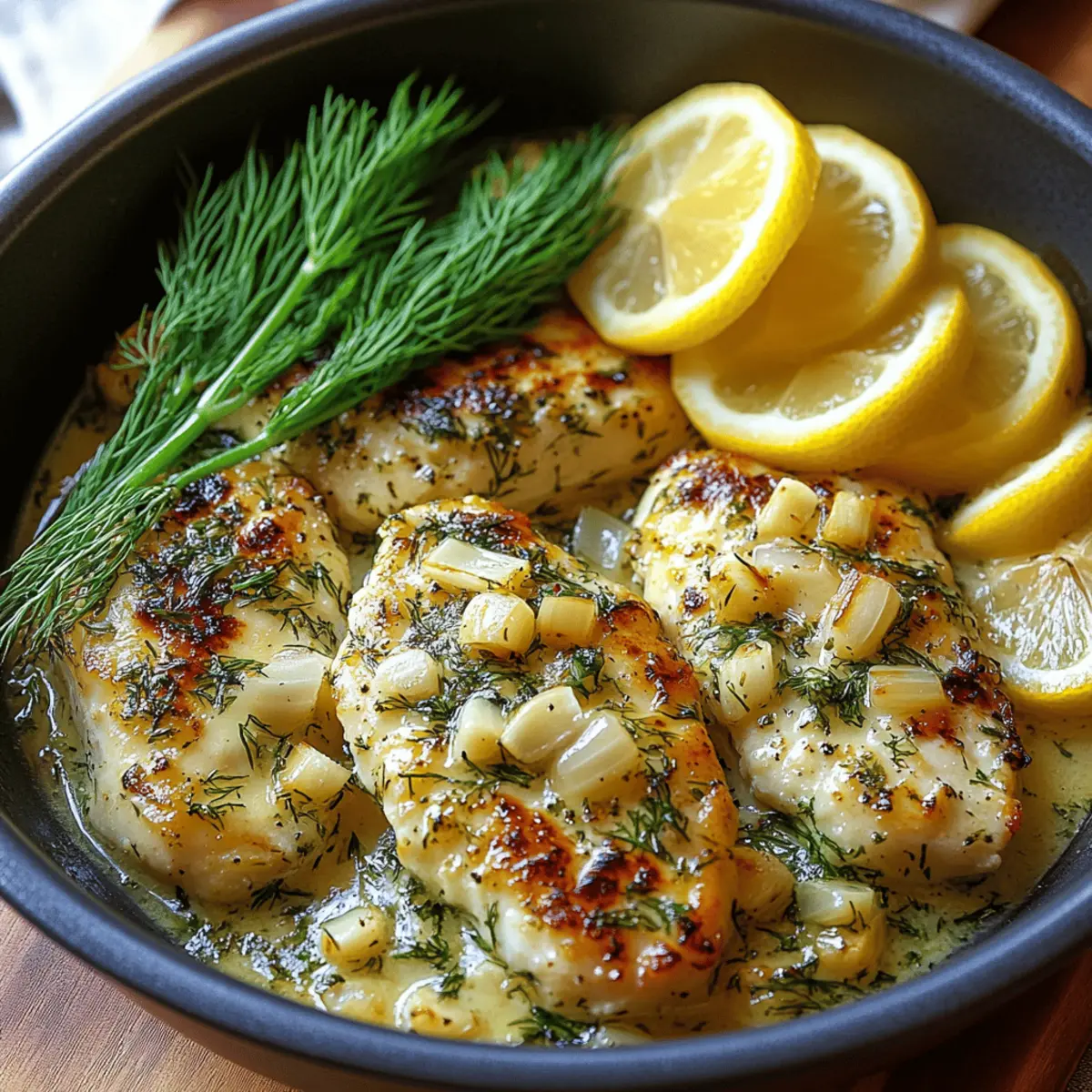 Lemon and Dill Butter Garlic
