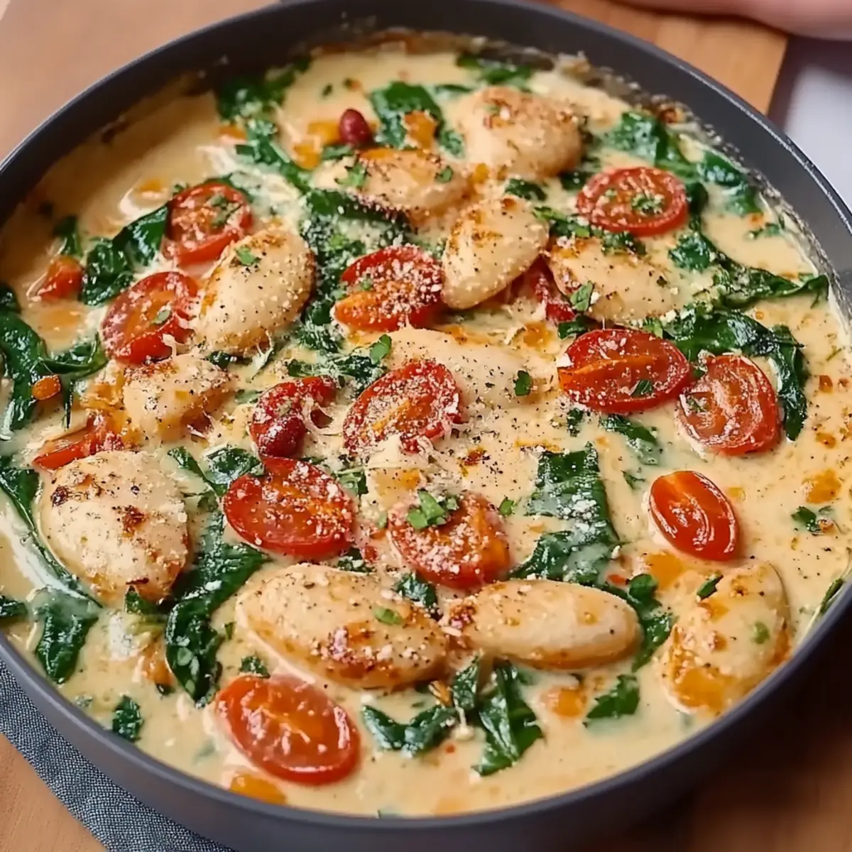 Marry Me Butter Beans With Creamy Tuscan Sauce