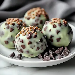 Mint Chocolate Chip Protein Balls