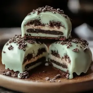 Mint Oreo Truffles
