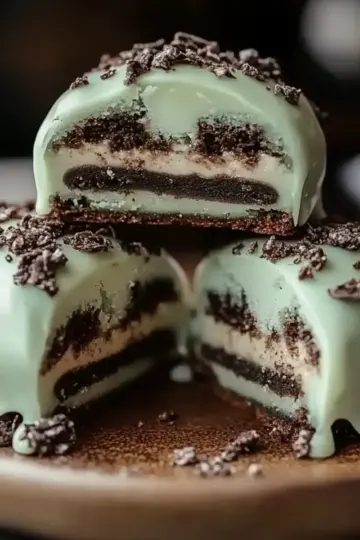 Mint Oreo Truffles