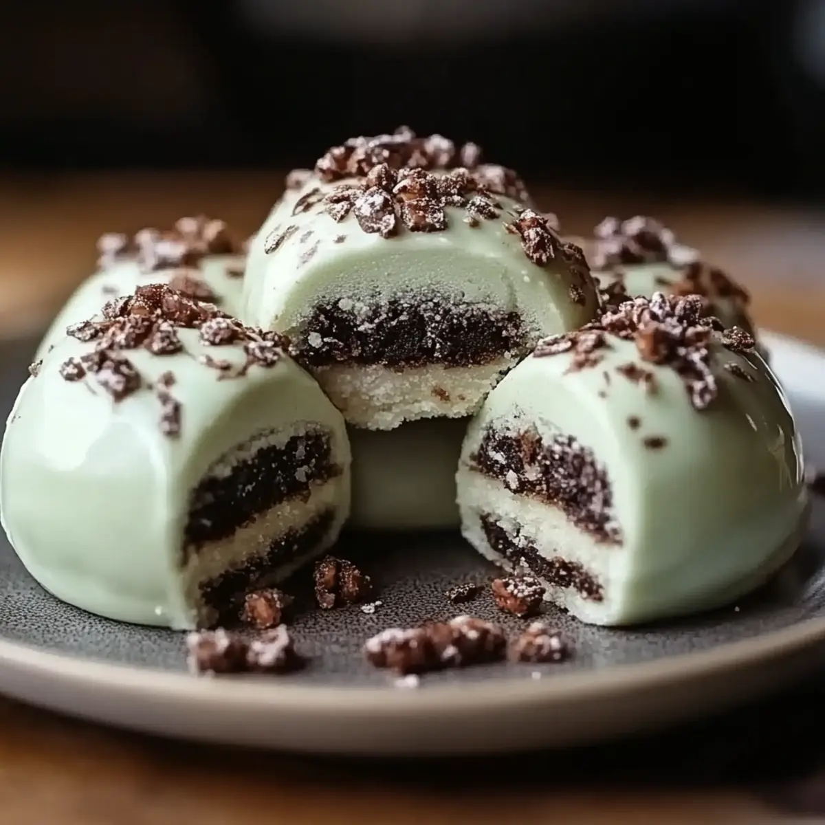 Mint Oreo Truffles