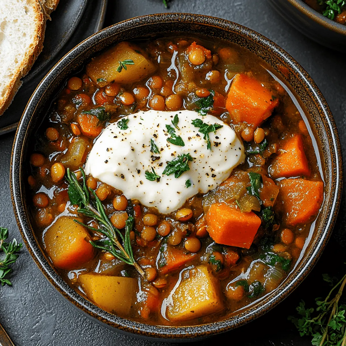One‑Pot Vegetable & Lentil Stew