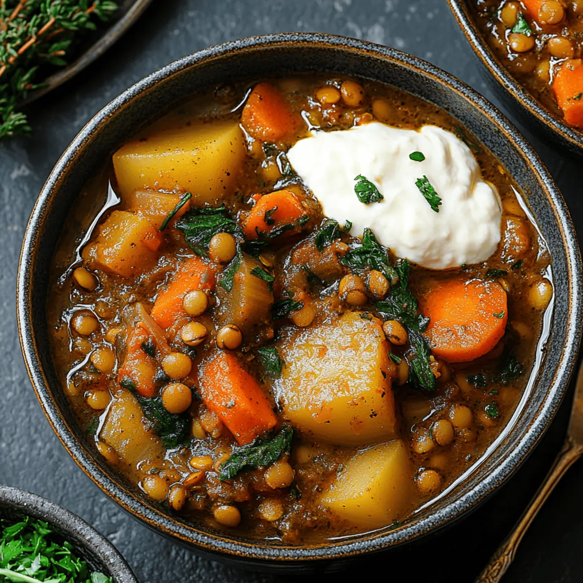 One‑Pot Vegetable & Lentil Stew