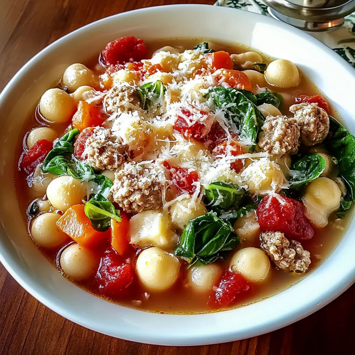 Parmesan Sausage Soup