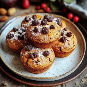 Pumpkin Chocolate Chip Muffins Gluten Free