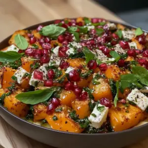 Roasted Sweet Potato and Baby Kale Salad